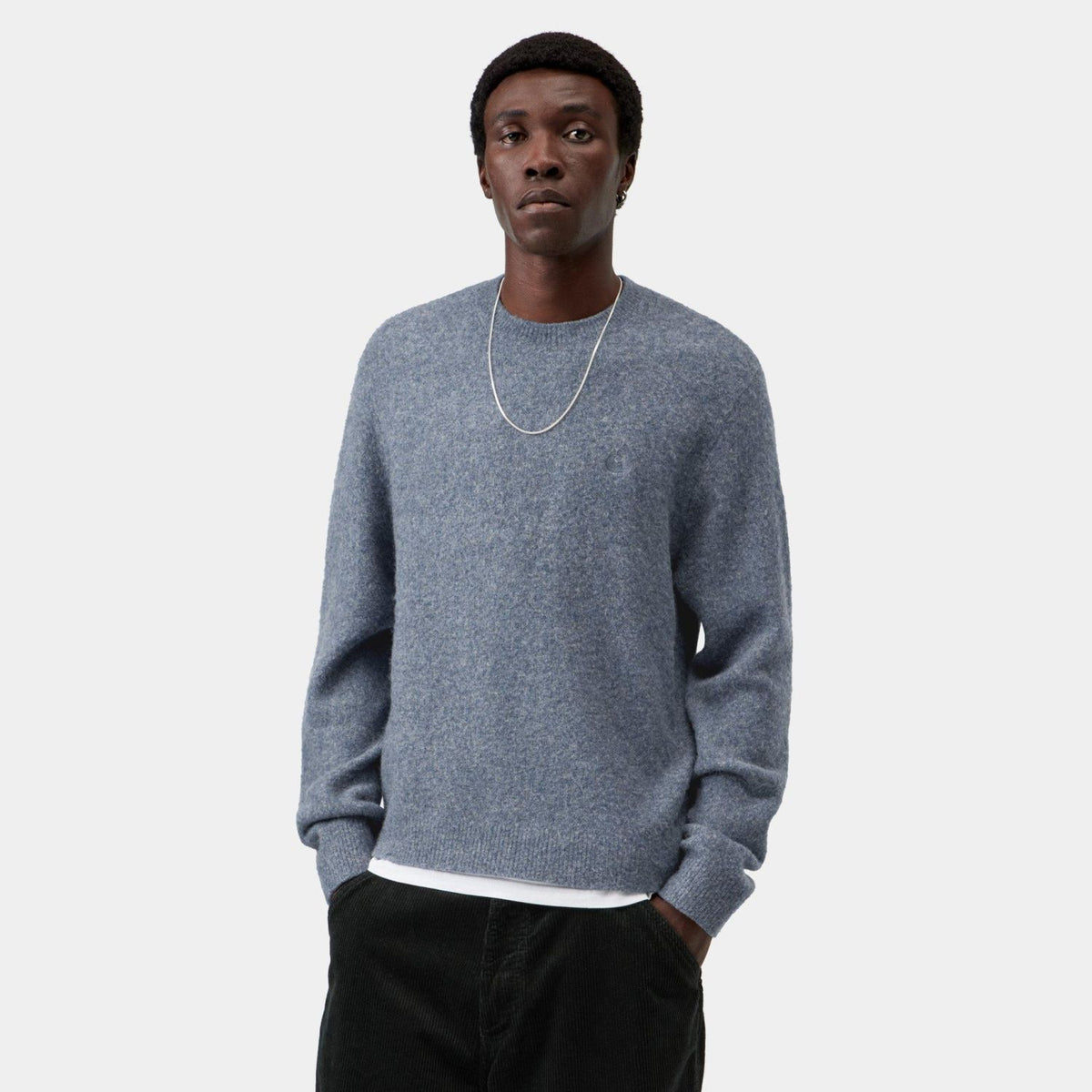Carhartt WIP Curtis Sweater Blå