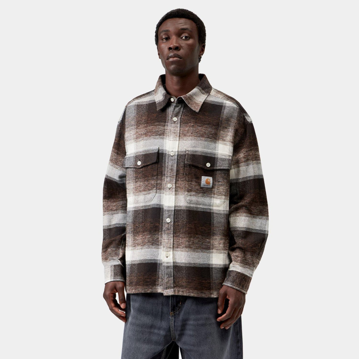 Carhartt WIP Esterson Skjorte Brun