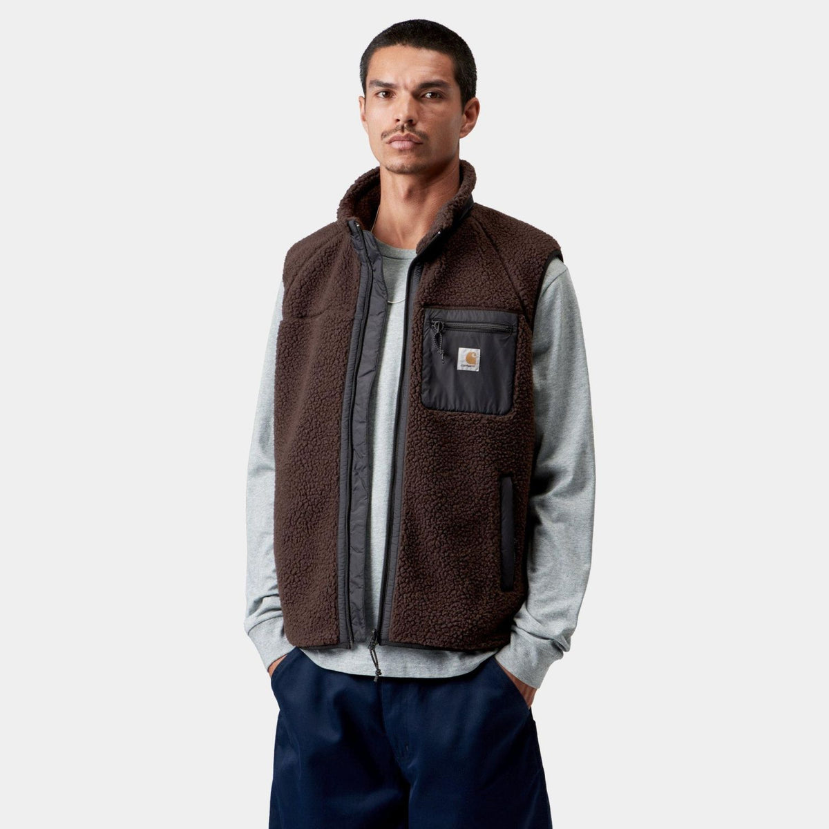 Carhartt WIP Prentis Liner Vest Brun