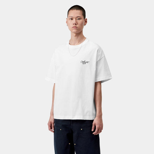 Carhartt WIP Signature Script T-shirt Hvid