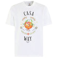Casablanca Casa Way Orange Mascot T-shirt Wit
