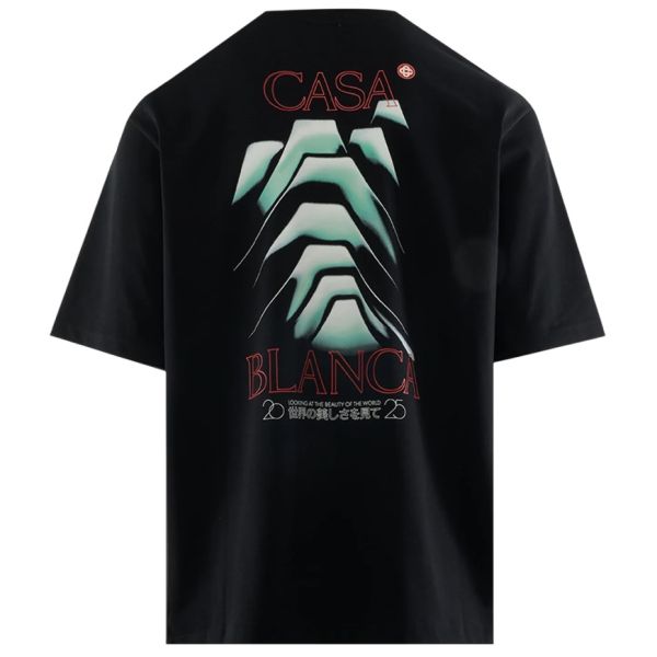 Casablanca Frosty Mountain T-shirt Zwart