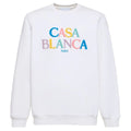 Casablanca Stacked Logo Sweater Wit