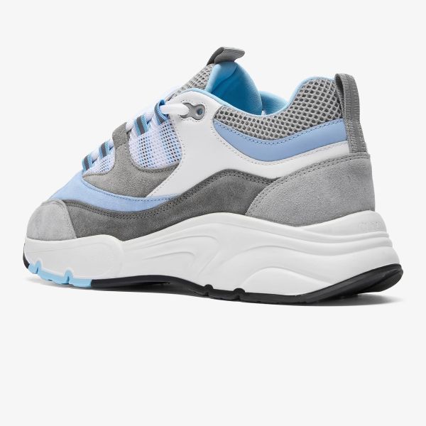 Cleens Aero Runner Sneaker Blauw/Grijs