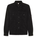 CP Company Corduroy Lens Button Overshirt Zwart