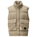CP Company Eco-Chrome R Mixed Bodywarmer Beige