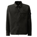 CP Company Gabardine Zipped Overshirt Zwart