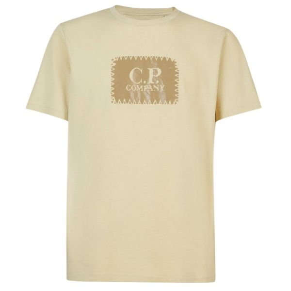 CP Company Label T-shirt Beige