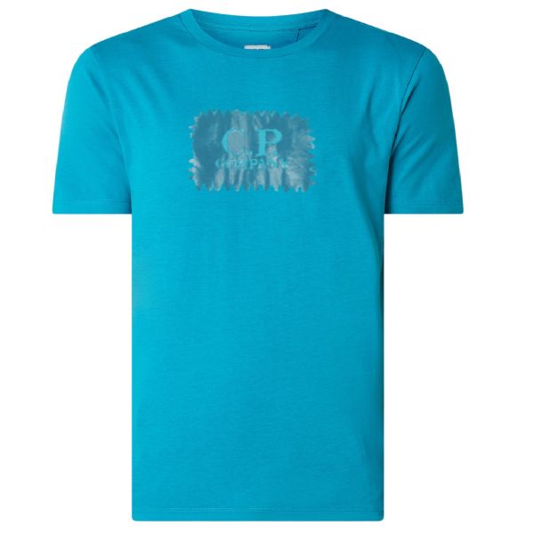 CP Company Label T-shirt Blauw