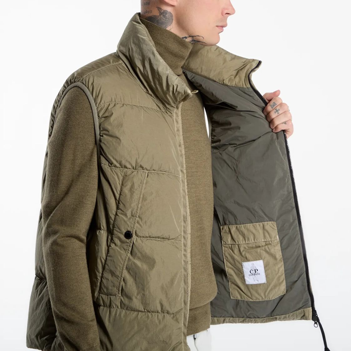 CP Company D.D. Shell Goggle Dunvest Mørkegrøn