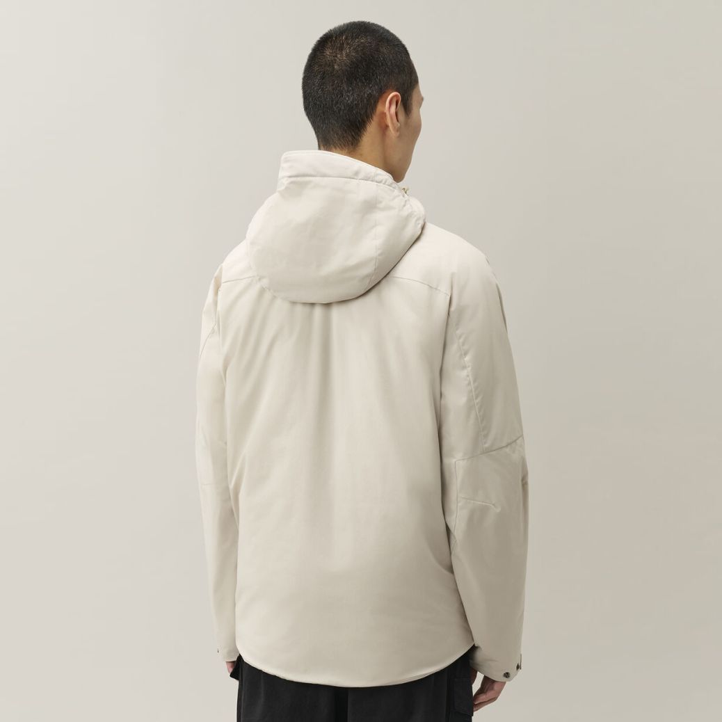 CP Company Pro-Tek Primaloft Silver Hooded Lens Jakke Off White