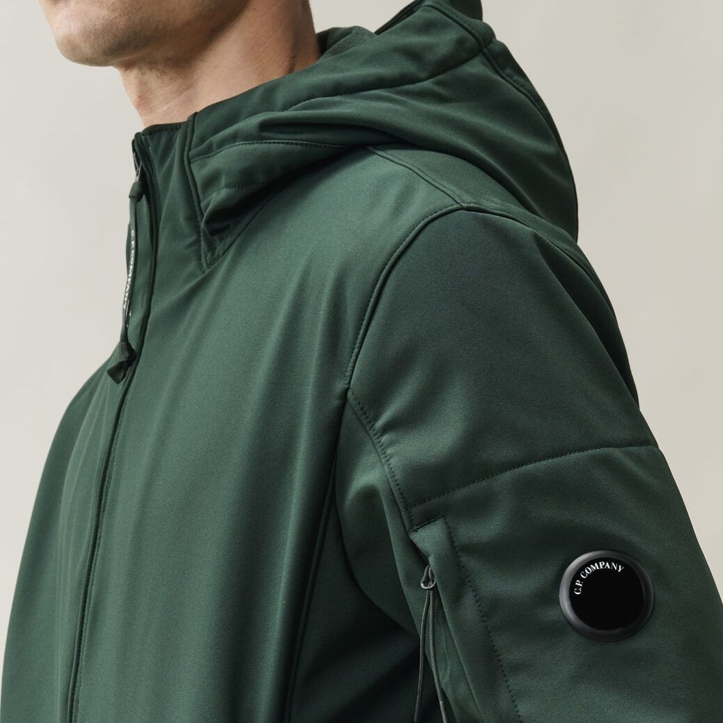 CP Company Shell-R Lens hættejakke mørkegrøn
