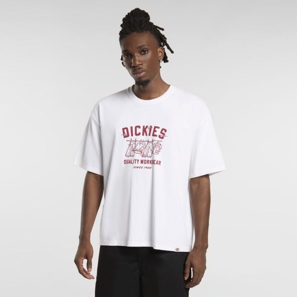 Dickies Laundry Boxy T-shirt Wit