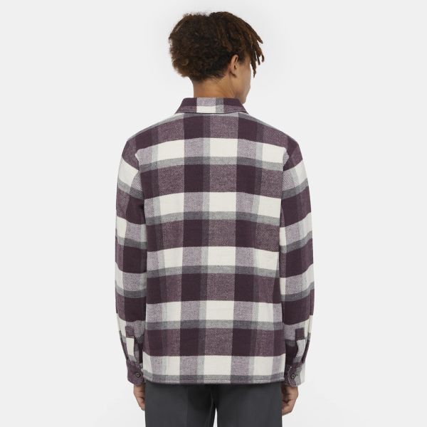 Dickies Plaid Coaling Overshirt Paars