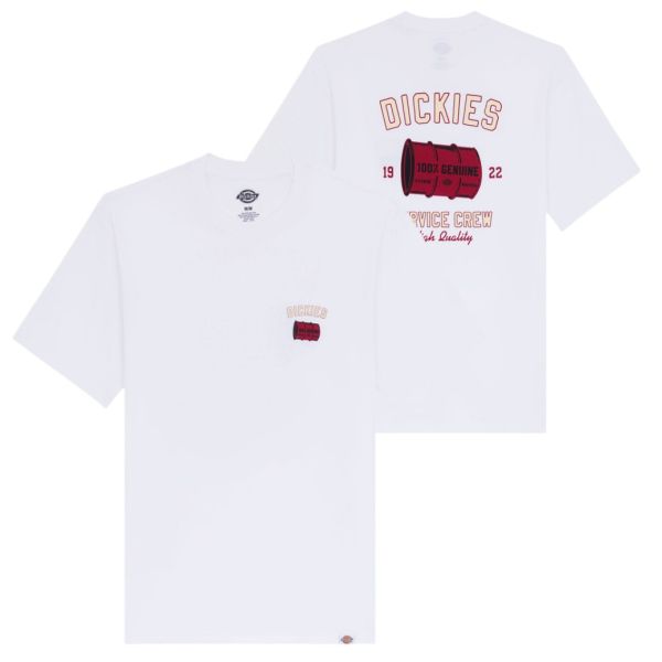 Dickies Service Crew T-shirt Wit