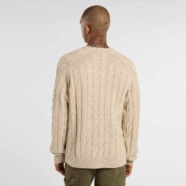 Dickies Vanleer Cable Sweater Beige