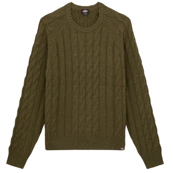 Dickies Vanleer Cable Sweater Donker Groen