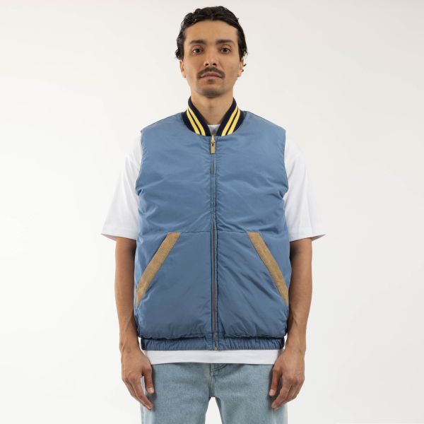 Drôle De Monsieur Bodywarmer Off White/Blauw
