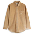 Drôle De Monsieur La Chemise Corduroy Overhemd Beige