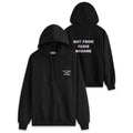 Drôle De Monsieur Slogan Hoodie Zwart