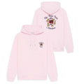 Drôle De Monsieur Slogan Rose Hoodie Roze