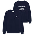 Drôle De Monsieur Slogan Sweater Navy