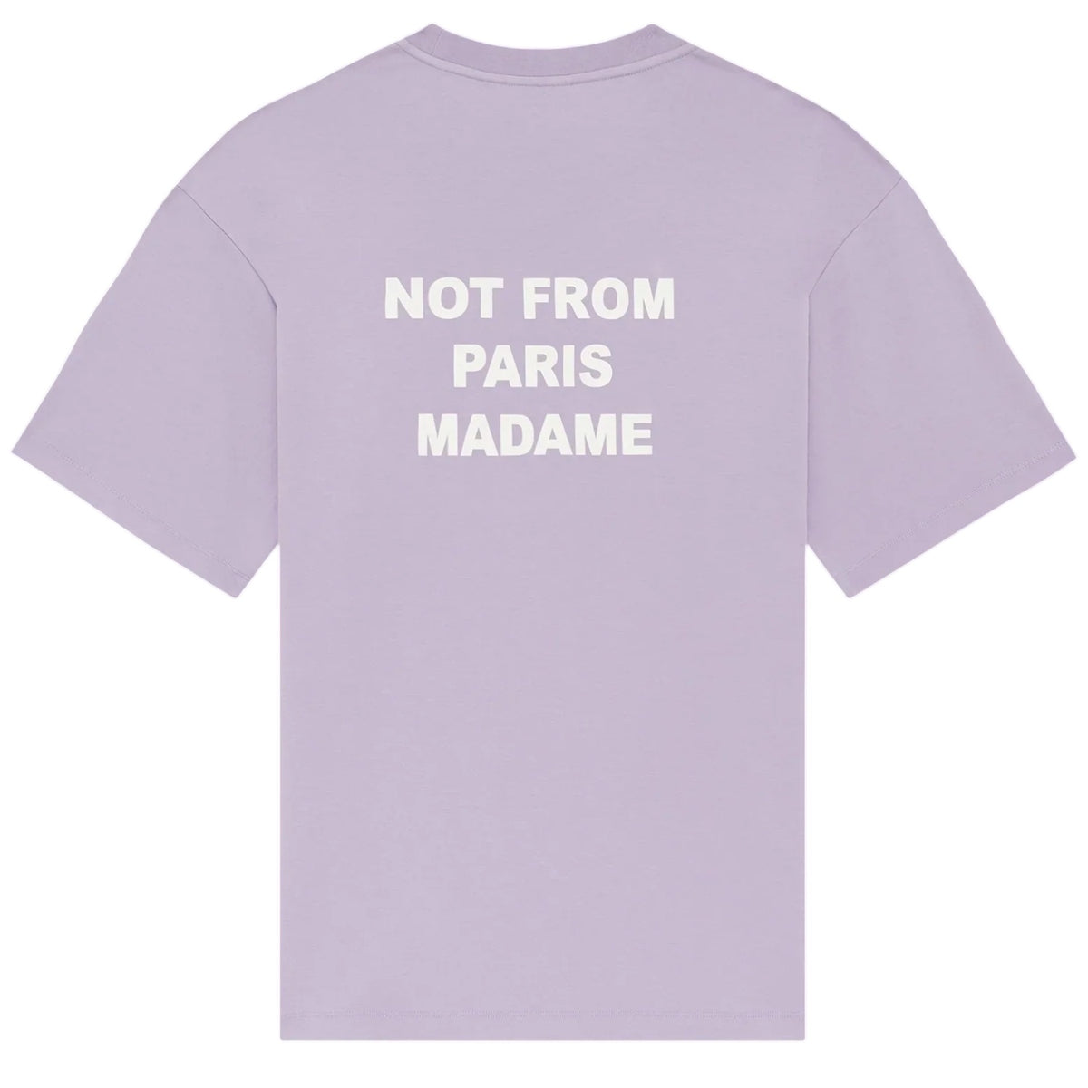 Drôle De Monsieur Slogan T-shirt Paars