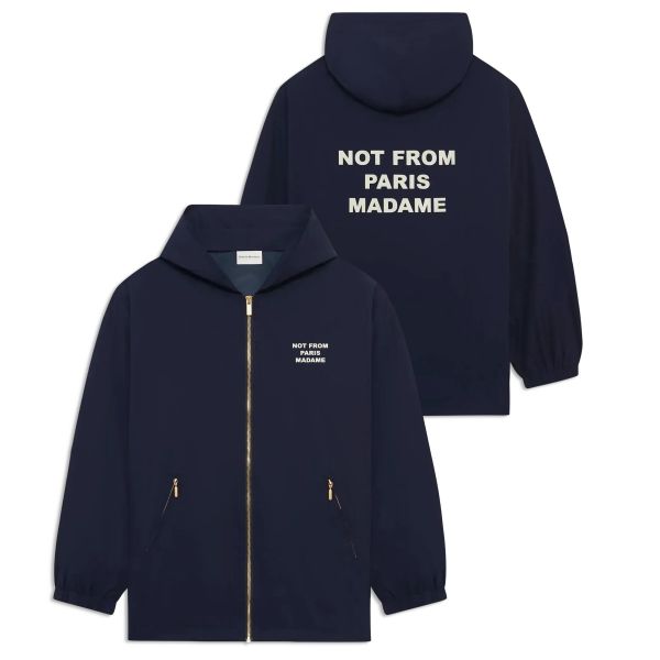 Drôle De Monsieur Slogan Vest Navy
