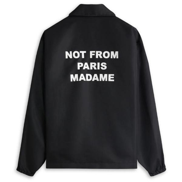 Drôle De Monsieur Slogan Vest Zwart