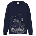 Drôle De Monsieur Casino Scene Langærmet T-shirt Navy