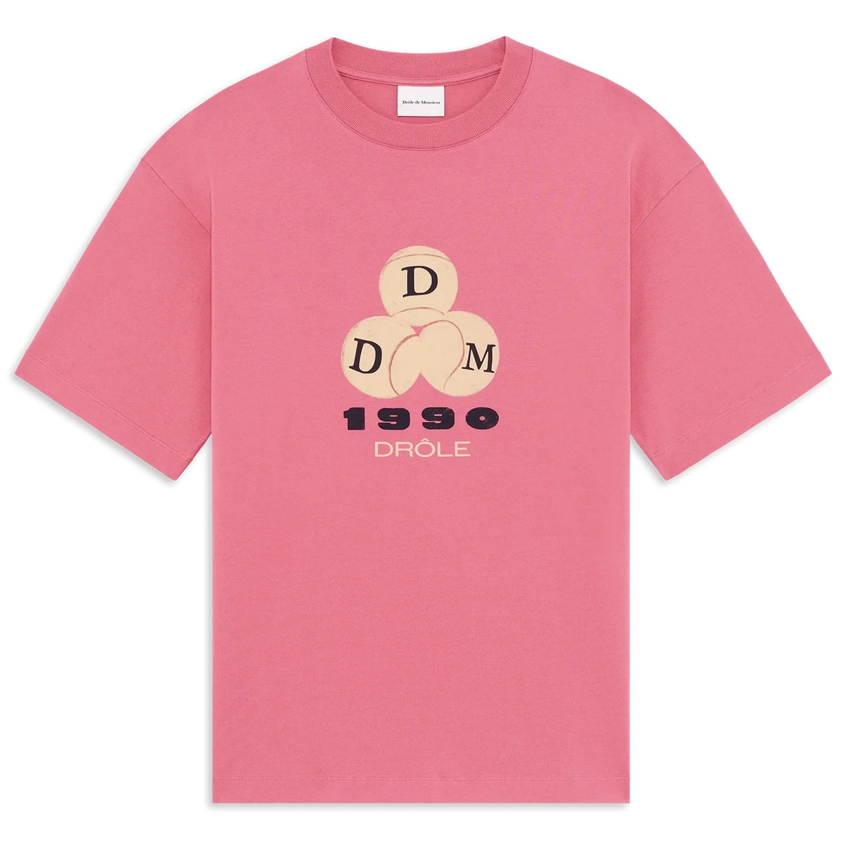 Drôle De Monsieur Drôle 1990 T-shirt Lyserød