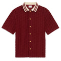 Drôle De Monsieur Monogram Skjorte Bordeaux