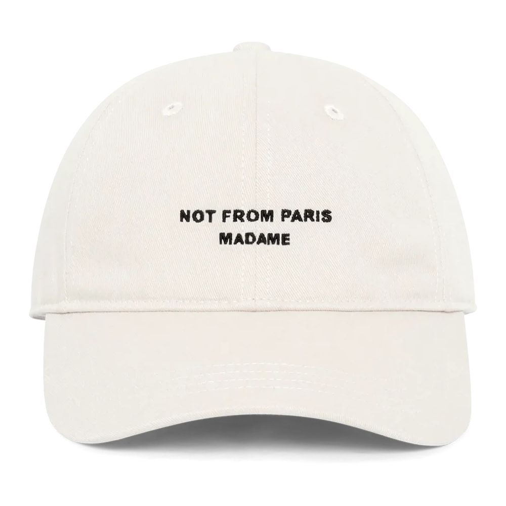 Drôle De Monsieur Slogan Cap Hvid