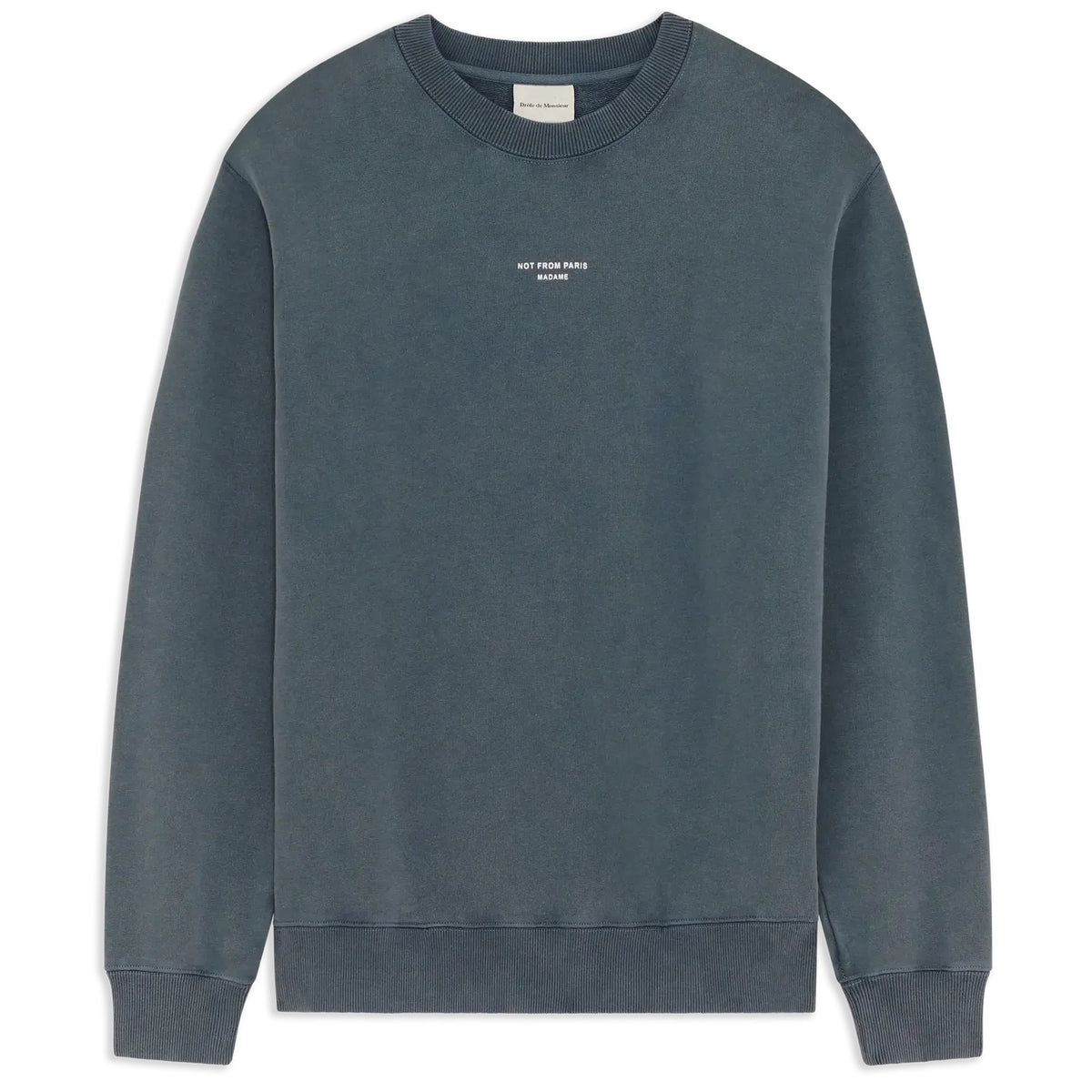 Drôle De Monsieur Slogan Classique Sweater Antracit