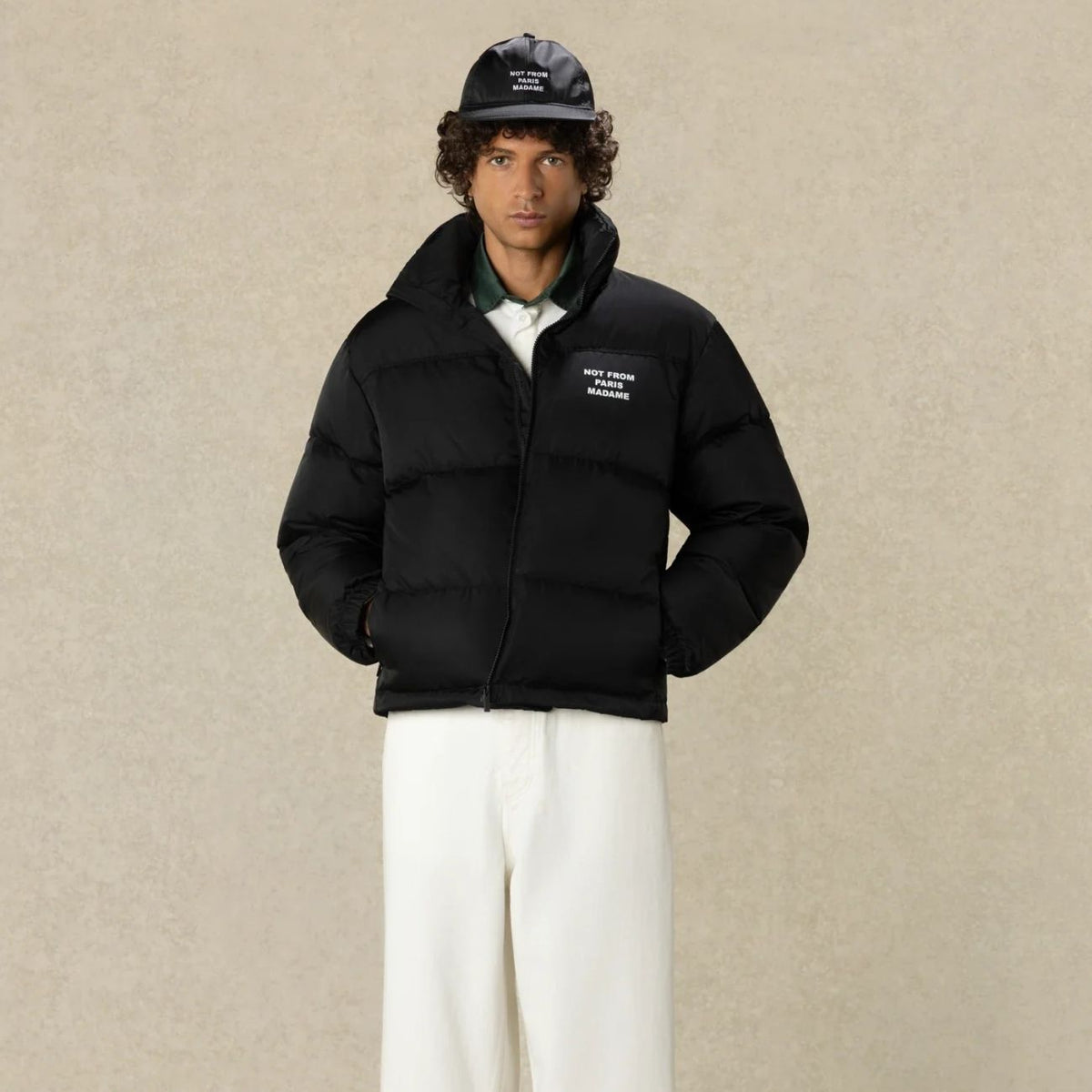 Drôle De Monsieur Slogan Puffer Sort