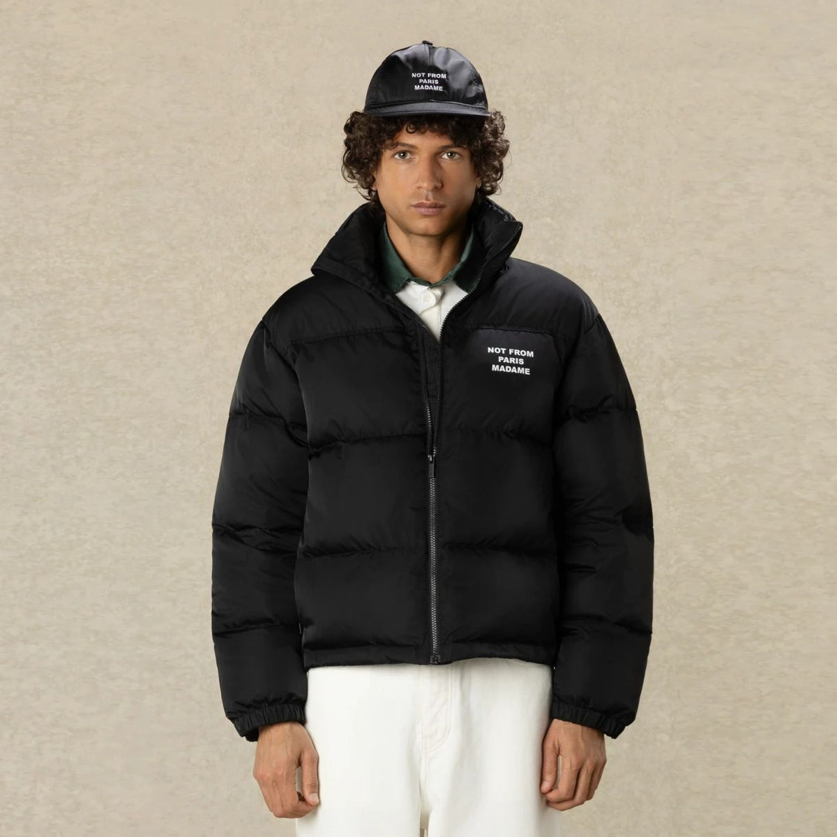 Drôle De Monsieur Slogan Puffer Sort