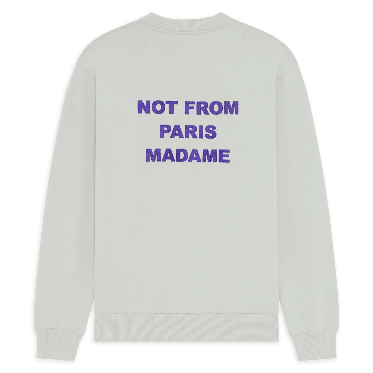 Drôle De Monsieur Slogan Sweater Grå