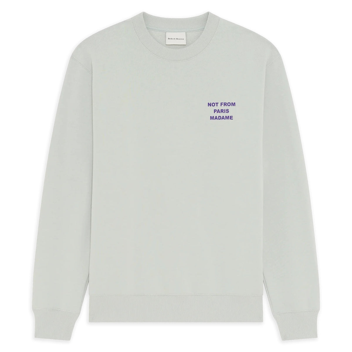 Drôle De Monsieur Slogan Sweater Grå