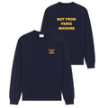 Drôle De Monsieur Slogan Sweater Navy