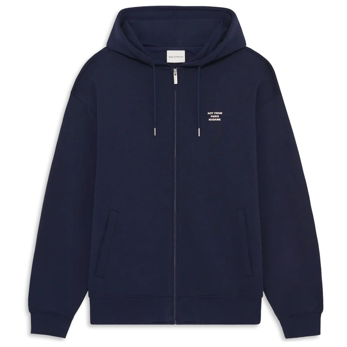 Drôle De Monsieur Slogan Vest Navy