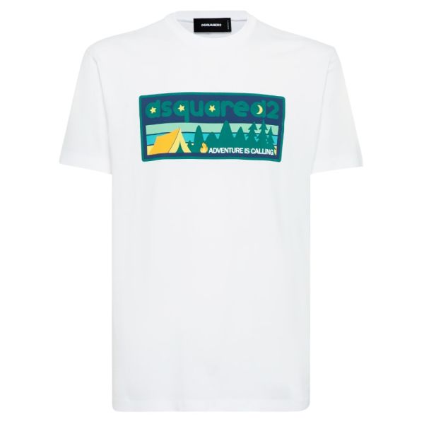 Dsquared2 Adventure T-shirt Wit