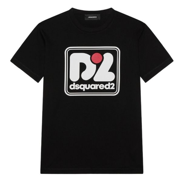 Dsquared2 D2 T-shirt Zwart