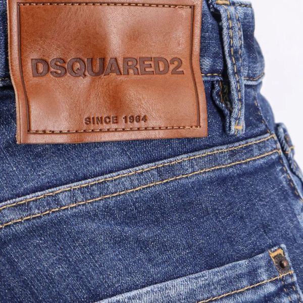 Dsquared2 Distressed Jeans Donker Blauw