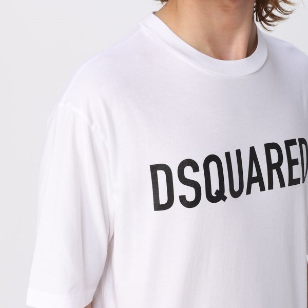 Dsquared2 Loose Fit T-shirt Wit