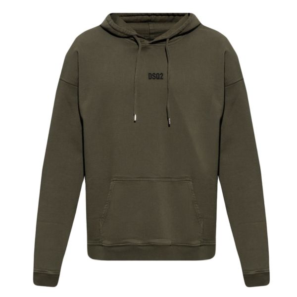 Dsquared2 Mini Logo Hoodie Donker Groen