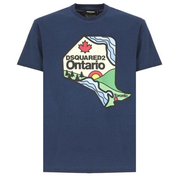 Dsquared2 Ontario T-shirt Navy