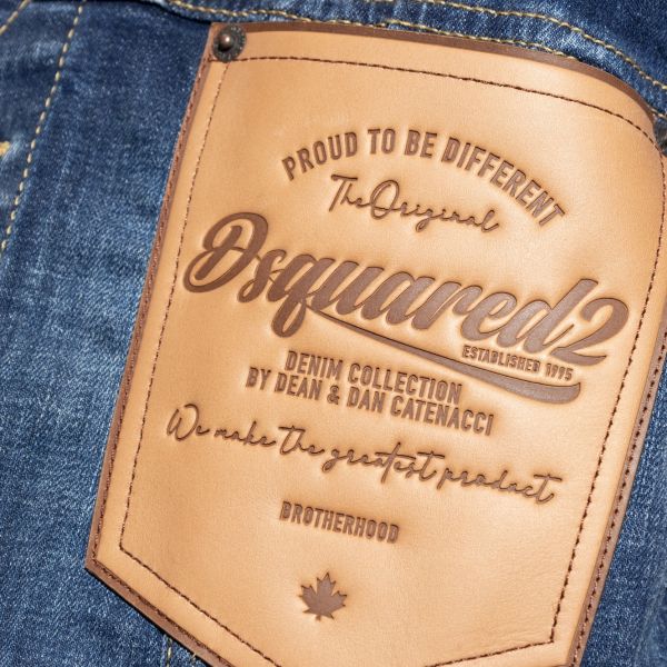 Dsquared2 Over Spijkerjas Donker Blauw