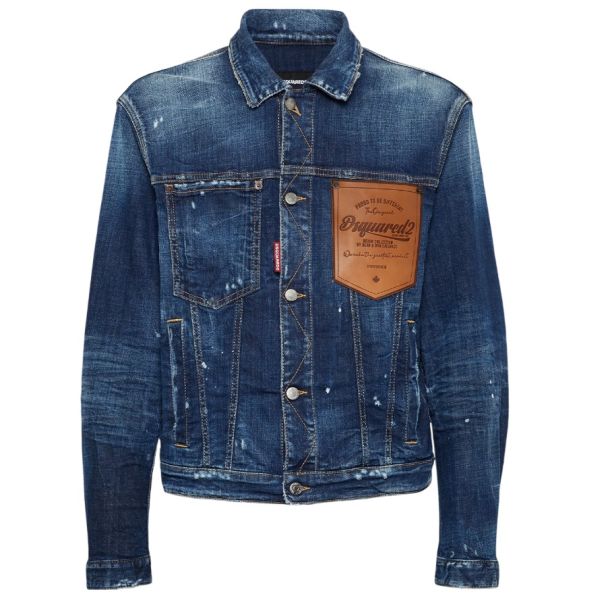 Dsquared2 Over Spijkerjas Donker Blauw