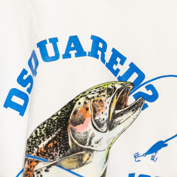 Dsquared2 Wild River T-shirt Wit