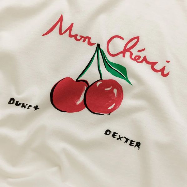 Duke + Dexter Mon Chéri T-shirt Wit